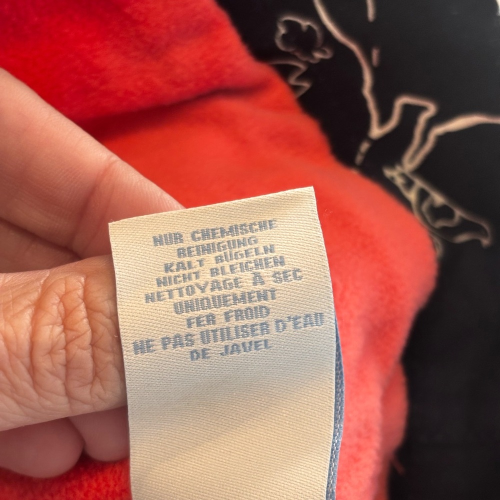 Boden Dark Blue Trench Coat with Map Design - Picture 9 of 15